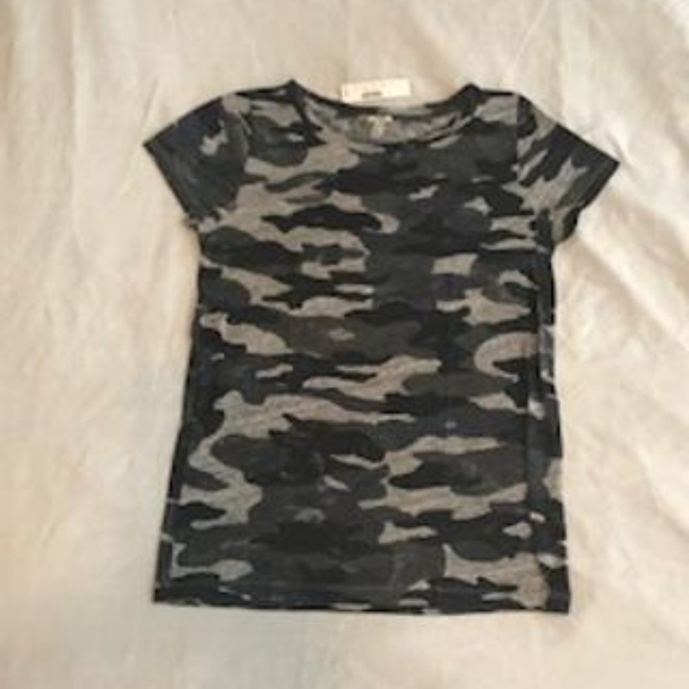 NWT J. Crew Camouflage Short Sleeve Tee